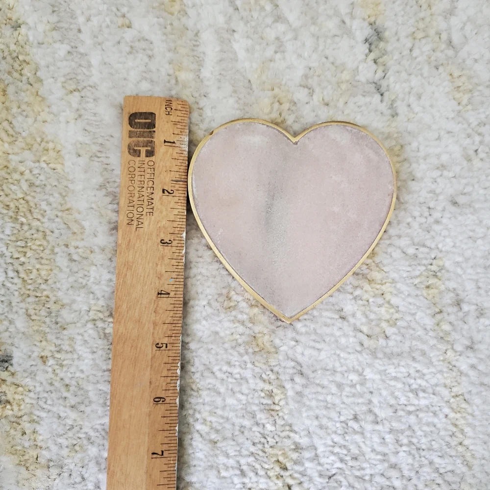 NWOT Anthropologie Marble Heart Coaster
